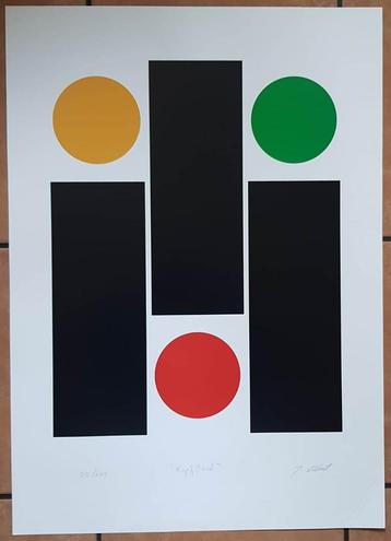 Jasmin Klemt Offset Print " Kopfstand " Ges Gen Titel beschikbaar voor biedingen
