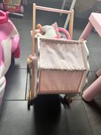 Mooie roze meisjes Poppenwagen incl dekentje ., Kinderen en Baby's, Speelgoed | Houten speelgoed, Gebruikt, Ophalen