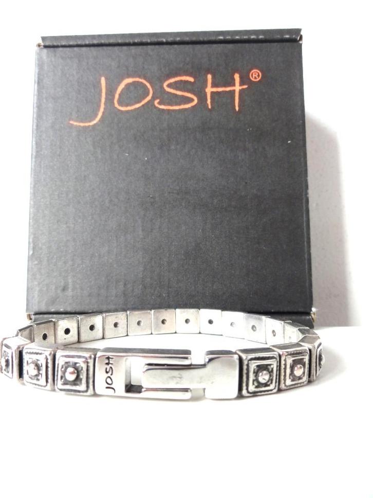 Nieuwe Josh heren armband, Sieraden, Tassen en Uiterlijk, Armbanden, Nieuw, Overige materialen, Zilver, Verzenden