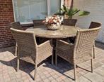 4 Seasons Outdoor dinning set Taste 6 persoons, Ophalen, Zo goed als nieuw, Wicker, Stoel