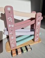 Little Dutch Houten Racebaan met Autootjes, Ophalen of Verzenden, Gebruikt, Rij- of Hobbelspeelgoed