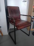 Eetkamerstoel met Armleuningen, Ophalen, Gebruikt, Bruin, Eén