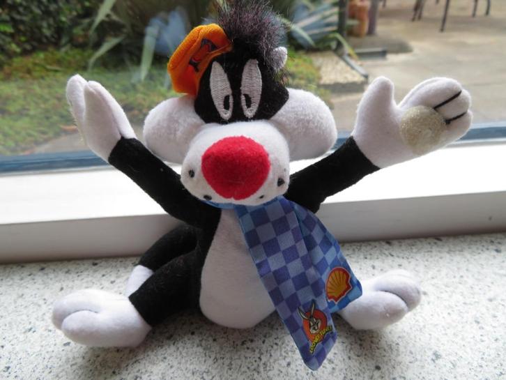 Kat poes Sylvester van Looney Tunes Warner Bros uit 1999, Verzamelen, Poppetjes en Figuurtjes, Zo goed als nieuw, Ophalen of Verzenden