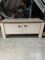 Houten tv  kastje met deurtjes, Huis en Inrichting, Kasten | Televisiemeubels, Ophalen, 50 tot 100 cm, Zo goed als nieuw, Minder dan 100 cm