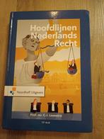 C.J. Loonstra - Hoofdlijnen Nederlands recht, Boeken, Economie, Management en Marketing, C.J. Loonstra, Ophalen of Verzenden, Zo goed als nieuw
