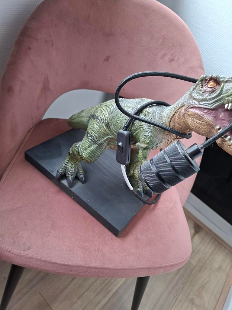 Dinosaurus Lamp - Uniek Design, Ophalen, Zo goed als nieuw, Minder dan 100 cm, Modern
