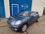 Mini Cabrio 1.6 120pk 2009 Blauw, Auto's, Mini, 1140 kg, Cabriolet, Blauw, Leder