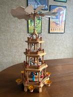 Vintage Kerstpiramide - Houten Decoratie, Diversen, Kerst, Ophalen, Gebruikt