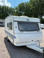 Te koop nette Hobby 30 de luxe easy bouwjaar 2001, Vast bed, Reservewiel, Hobby, Treinzit