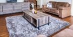 Floorpassion Chester hoogpolig vloerkleed grijs 215x220 cm, Ophalen, Gebruikt, 200 cm of meer, 200 cm of meer
