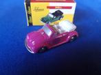 VW Kever Cabriolet rose 1:87 Schuco Piccolo - NIEUW, Hobby en Vrije tijd, Modelauto's | 1:87, Ophalen of Verzenden, Nieuw, Auto