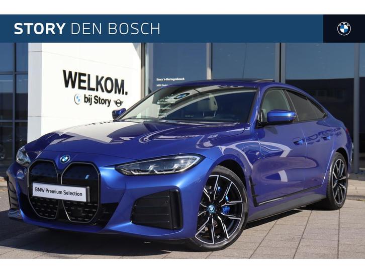 BMW i4 eDrive35 M Sport / Schuif-kanteldak / Stoelverwarming, Auto's, BMW, Bedrijf, Te koop, i4, Achteruitrijcamera, Airbags, Airconditioning