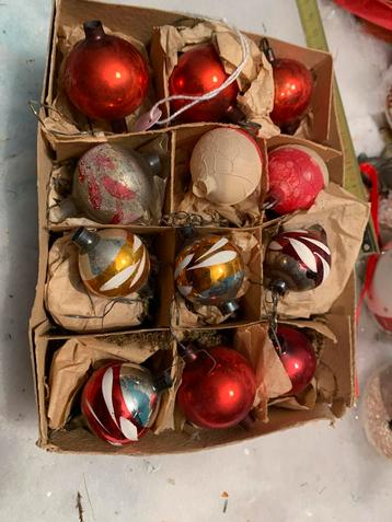 #kerst antieke fethertree ballen beschikbaar voor biedingen