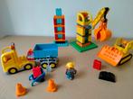 Duplo 10813 bouwplaats hijskraan shovel vrachtwagen, Kinderen en Baby's, Speelgoed | Duplo en Lego, Ophalen of Verzenden, Zo goed als nieuw