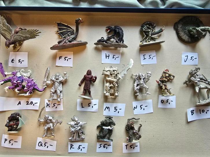 Gaming Miniatures  Zeldzaam!, Hobby en Vrije tijd, Wargaming, Zo goed als nieuw, Overige soorten, Figuurtje(s), Verzenden