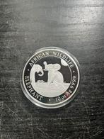 African Wildlife Elephant 1000 Shillings 10 Oz. 2024, Ophalen of Verzenden, Zilver