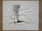 Edzard Krol (1938) – boomlandschap met ranke takken (2006), Antiek en Kunst, Ophalen of Verzenden