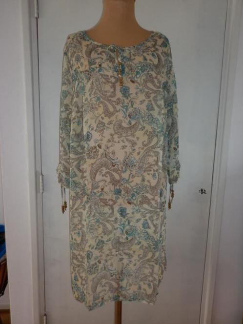 voile strandjurk / tuniek maat 50, Kleding | Dames, Jurken, Nieuw, Maat 46/48 (XL) of groter, Overige kleuren, Boven de knie, Verzenden
