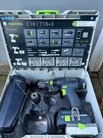 Festool T18 accuboormachine set, Ophalen of Verzenden, Zo goed als nieuw, Minder dan 400 watt, Boor- en Schroefmachine