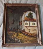 Kippen boerderij ., Antiek en Kunst, Kunst | Schilderijen | Klassiek, Ophalen of Verzenden