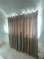 Beige verduisterende gordijnen, Ophalen, 200 cm of meer, Beige, 150 tot 200 cm