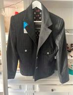 Donkergrijze Blazer met Streep - Maat M - Nieuw met kaartje, Maat 38/40 (M), Ophalen of Verzenden, Jasje, Grijs