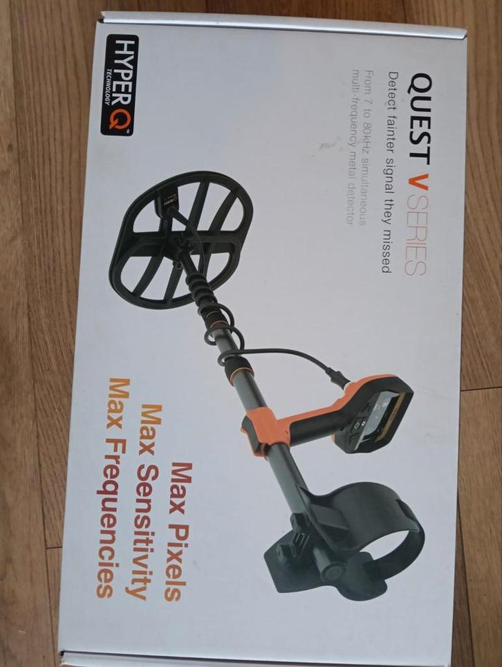 Quest Metaaldetector - Zo goed als nieuw!, Hobby en Vrije tijd, Metaaldetectors, Zo goed als nieuw, Meer dan 30 cm, Overige merken