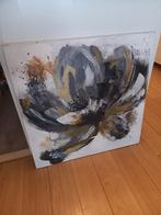 Schilderij 80x80 cm - Abstracte Bloem, Antiek en Kunst, Kunst | Schilderijen | Abstract, Ophalen