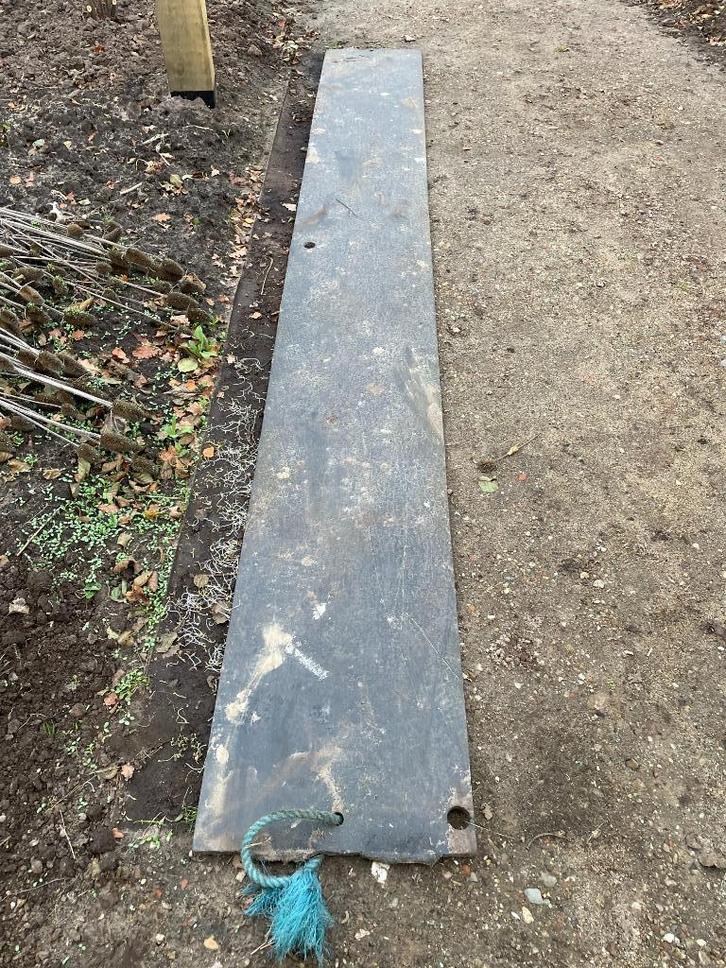 Rubberen rijplaten (2 stuks), Doe-het-zelf en Verbouw, Overige Doe-het-zelf en Verbouw, Zo goed als nieuw, Ophalen