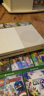 Xbox one S Met 11 spellen en 4 controllers, Spelcomputers en Games, Spelcomputers | Xbox One, Ophalen of Verzenden, 500 GB, Met 2 controllers