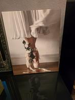 Ballerina op canvas. 50 x 40 cm, Minder dan 50 cm, Ophalen of Verzenden, Zo goed als nieuw, Schilderij