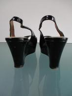 GRATIS VERZENDEN | ZARA lak zwarte sandalen 36, Verzenden, Zwart, Sandalen of Muiltjes, Zo goed als nieuw
