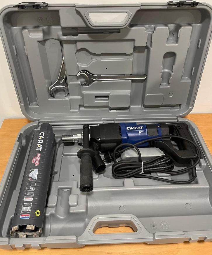 A-2021 DIAMANTBOORMACHINE MET DIAMANTBOOR 81mm., Doe-het-zelf en Verbouw, Gereedschap | Boormachines, Nieuw, Boormachine, 600 watt of meer