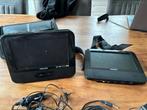Philips dvd schermpjes voor in de auto, Dvd-speler, Philips, Gebruikt, Draagbaar