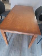 Eiken patine eettafel., Huis en Inrichting, Ophalen of Verzenden, Gebruikt, Rechthoekig, 50 tot 100 cm
