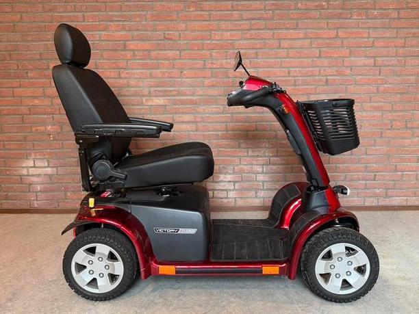 PRIDE Scootmobiel Victory rood, Diversen, Brommobielen en Scootmobielen, Gebruikt, Pride, 46 km of meer, 16 km/u of meer, Ophalen