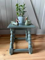 Groen bijzettafeltje, Minder dan 45 cm, Minder dan 55 cm, Vierkant, Ophalen of Verzenden