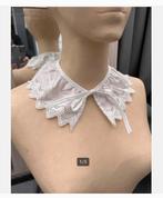 Brocante Katoenen Kraagje met Kant, Antiek en Kunst, Ophalen of Verzenden