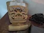 Art Nouveau Koperen messing Brievenhouder Antiek, Antiek en Kunst, Ophalen, Koper