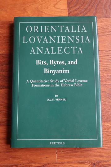Bits, Bytes, and Binyanim: A Quantitative Study Hebrew Bible beschikbaar voor biedingen