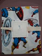 Pottery barn Avengers queen sheet set, Ophalen of Verzenden, Nieuw, Tweepersoons, Wit