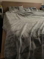 Malm Bed Ikea (beschadigd), Ophalen, Gebruikt, Bruin, Tweepersoons