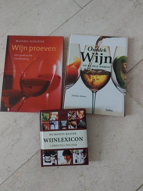 3 boeken over wijn, Boeken, Overige Boeken, Zo goed als nieuw, Ophalen of Verzenden