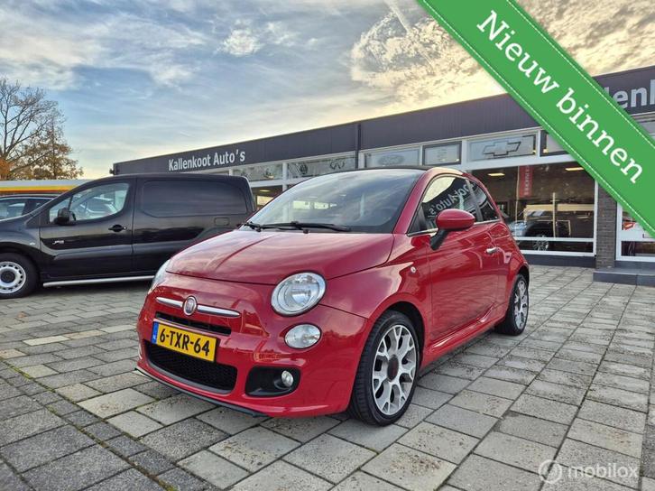 Fiat 500 C 0.9 TwinAir Turbo 500S, Carplay, PDC, Cruise, NAP, Auto's, Fiat, Bedrijf, Te koop, 500C, ABS, Airbags, Airconditioning