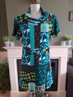 Clair de Lune groen zwart mini jurk tuniek trui L 42 gratisv, Kleding | Dames, Verzenden, Zwart, Maat 42/44 (L), Knielengte