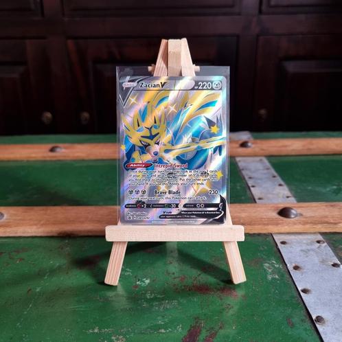 Zacian V SWSH292, Hobby en Vrije tijd, Verzamelkaartspellen | Pokémon, Zo goed als nieuw, Losse kaart, Foil, Ophalen of Verzenden