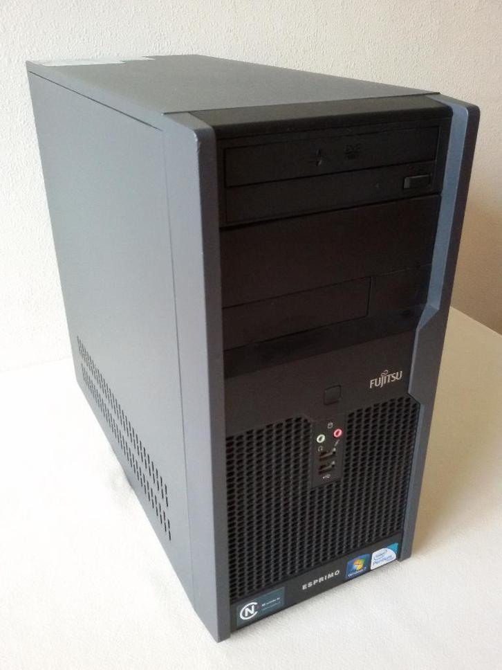 Tower/Desktop Computer Fujitsu Esprimo P2560 2 GB RAM, Computers en Software, Desktop Pc's, Gebruikt, 3 tot 4 Ghz, HDD, Minder dan 4 GB