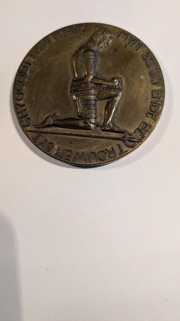 400 jaar Willem van Oranje, Postzegels en Munten, Penningen en Medailles, Brons, Nederland, Ophalen of Verzenden