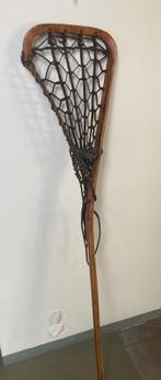 Vintage Prachtige Houten met Leer Lacrosse Stick 70’s, Ophalen of Verzenden, Gebruikt, Stick