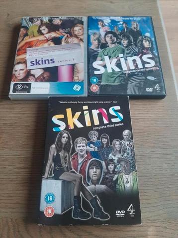 Skins series 1,2,3 op dvd. beschikbaar voor biedingen